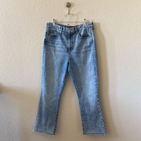 VERONICA BEARD CARLY KICK-FLARE JEAN IN PEBBLE STONE size 30 - Picture 5 of 17